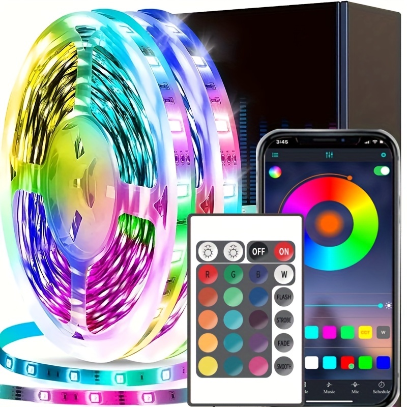 Smart Home Llm - Luzes led rgb tira inteligente sincronização