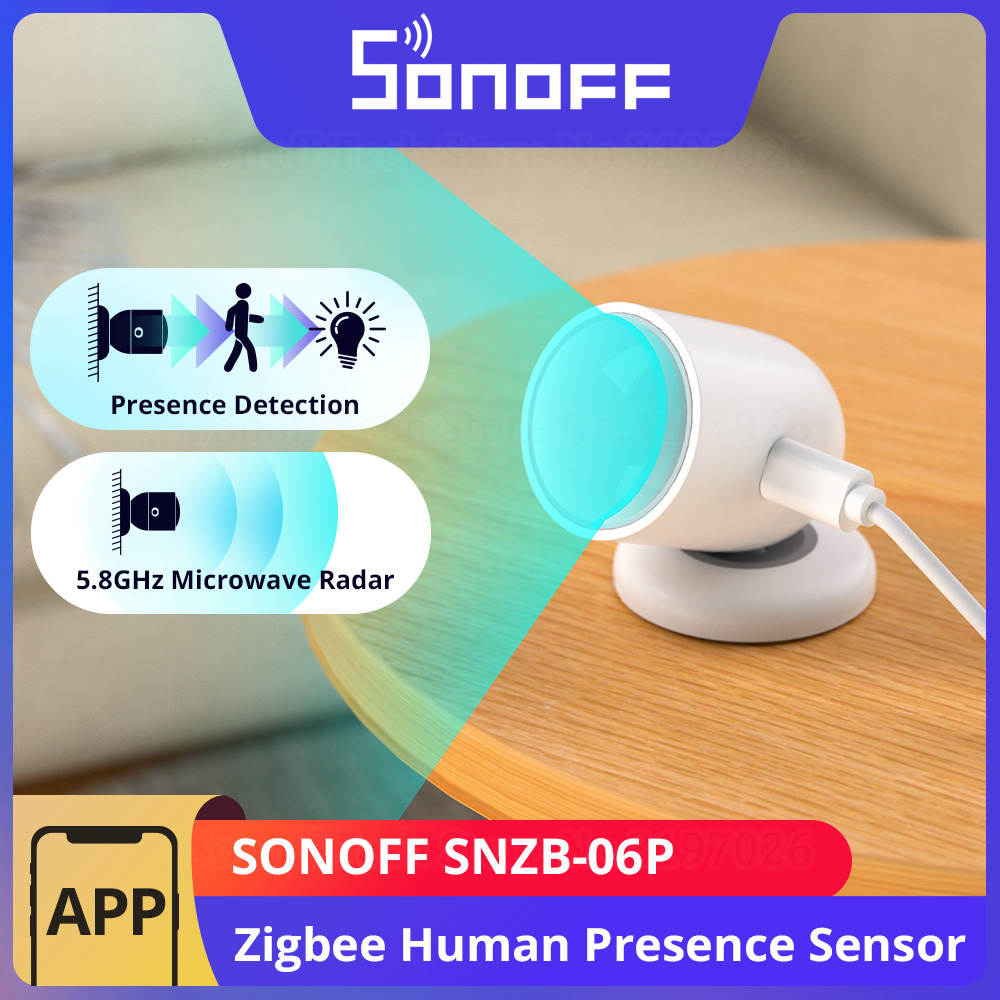 Home Automation Kit - Sonoff SNZB-06P zigbee sensor de presença