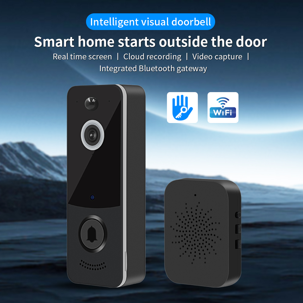 Smart Home Video Doorbell App - Campainha de vídeo wi-fi 1080p, aplicativo
