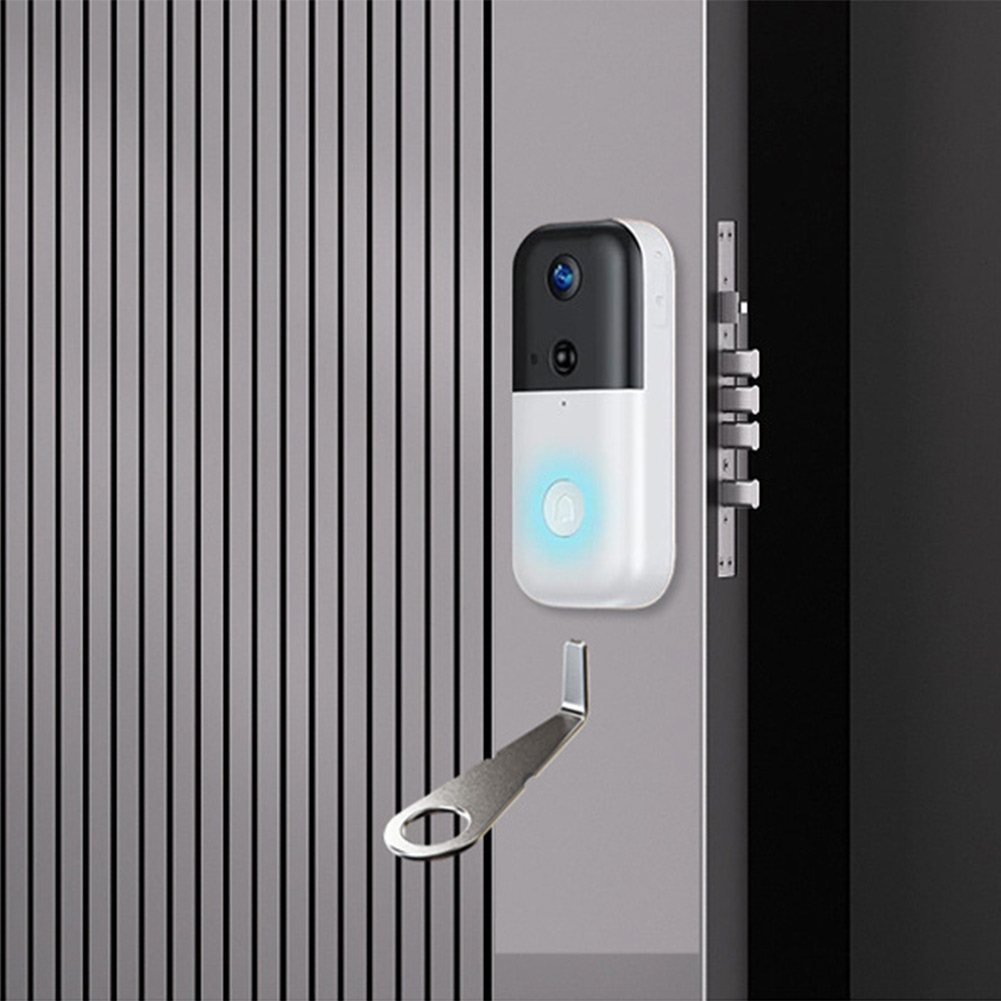 Smart Home Video Doorbell - Chave de Aço Inoxidável para Campainha