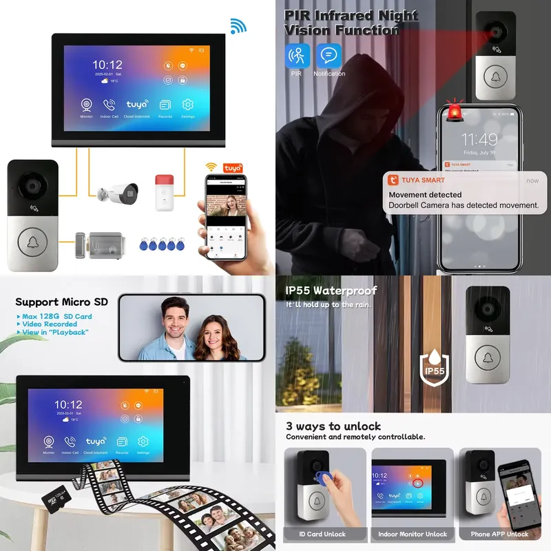 Smart Home System - 【CHIMU HOME】 Novo 2026 Videoporteiro Inteligente