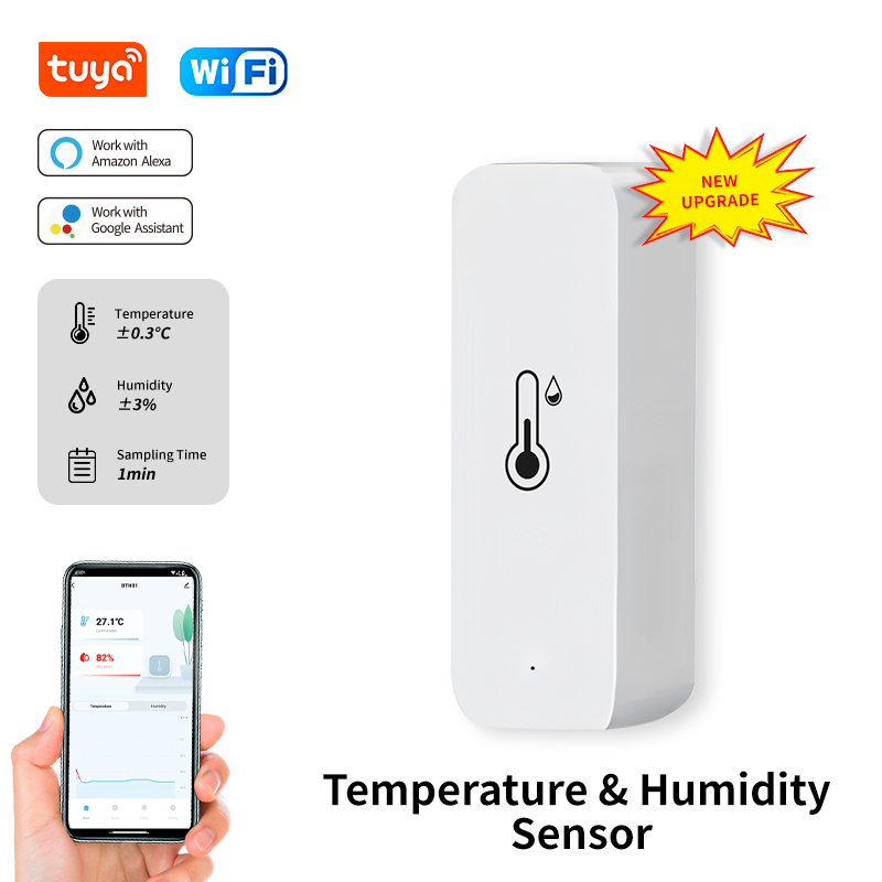 Smart Home Furniture - Tuya wifi sensor de temperatura e