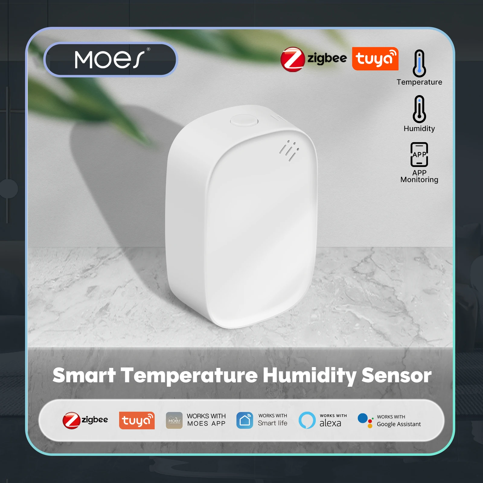 Smart Home Furniture - Moes tuya zigbee inteligente sensor de