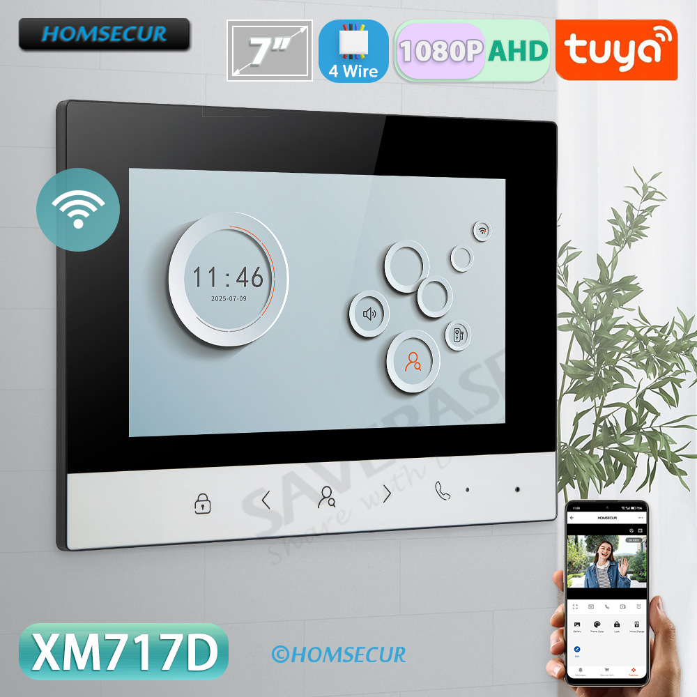 Smart Home Furniture - Monitor Interno Inteligente Tuya WIFI com