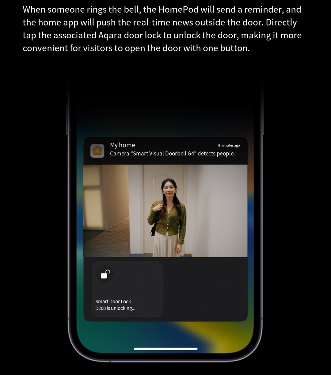 Smart Home Video Doorbell App - Campainha de Vídeo Aqara G4 1080P