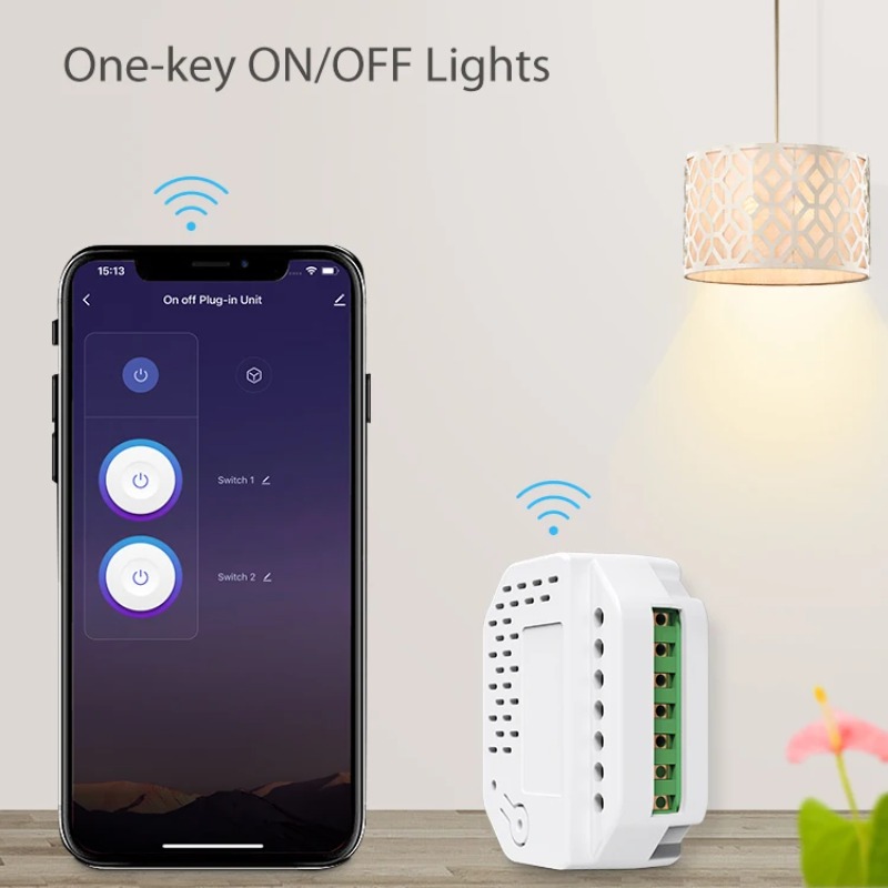 Smart Home Automation - Módulo Interruptor de Luz Matter 2