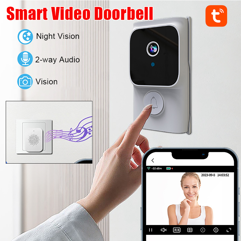 Smart Home Video Doorbell App - Campainha de Vídeo Inteligente Sem Fio