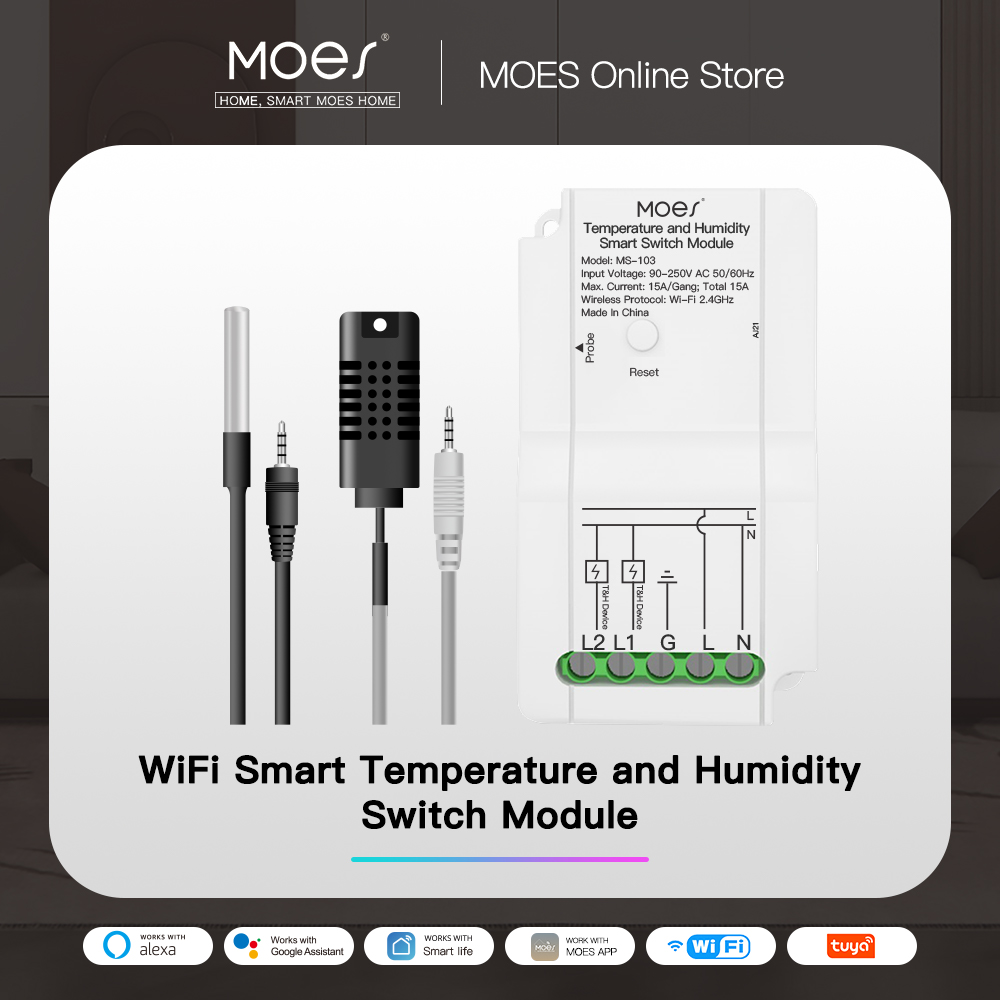 Smart Home Thermostat - Módulo de interruptor inteligente de temperatura