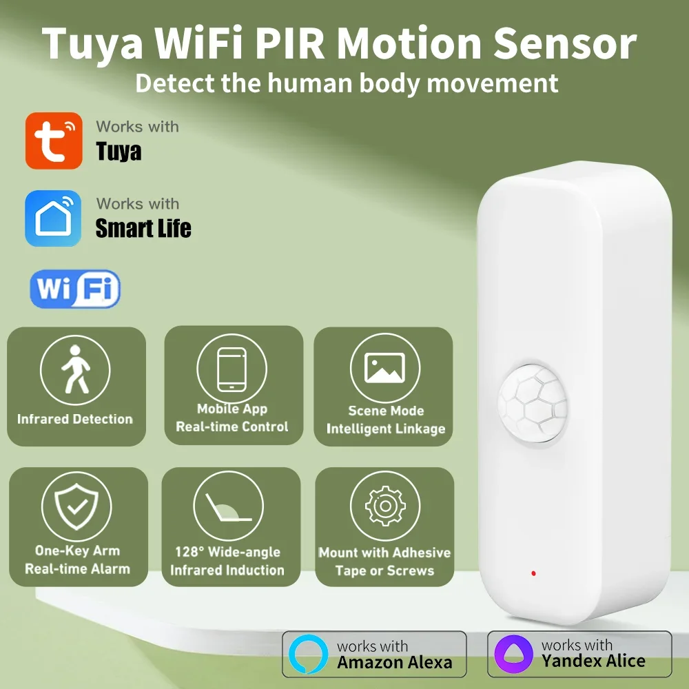 Smart Home Outdoor - Tuya wifi zigbee pir sensor de