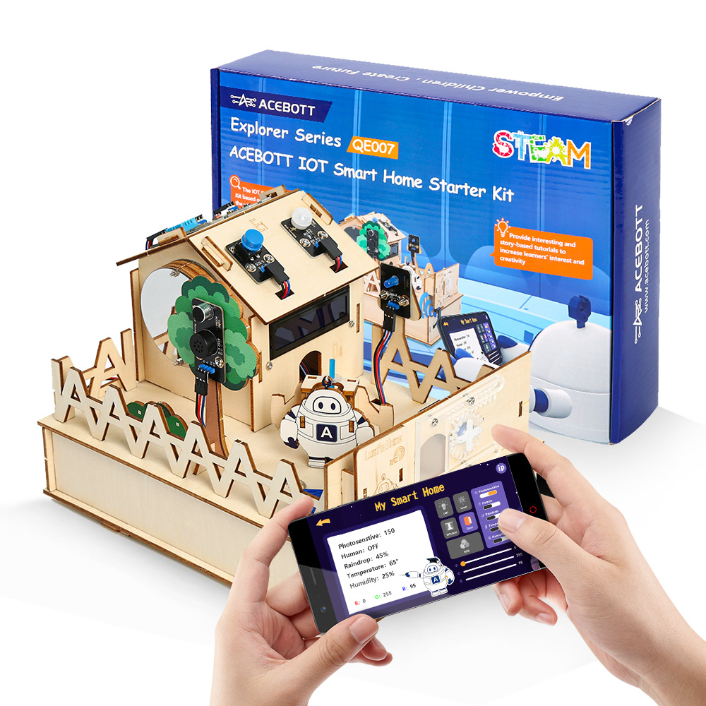 Smart Home Keyestudio - ACEBOTT-DIY Smart Home Kit para Arduino,
