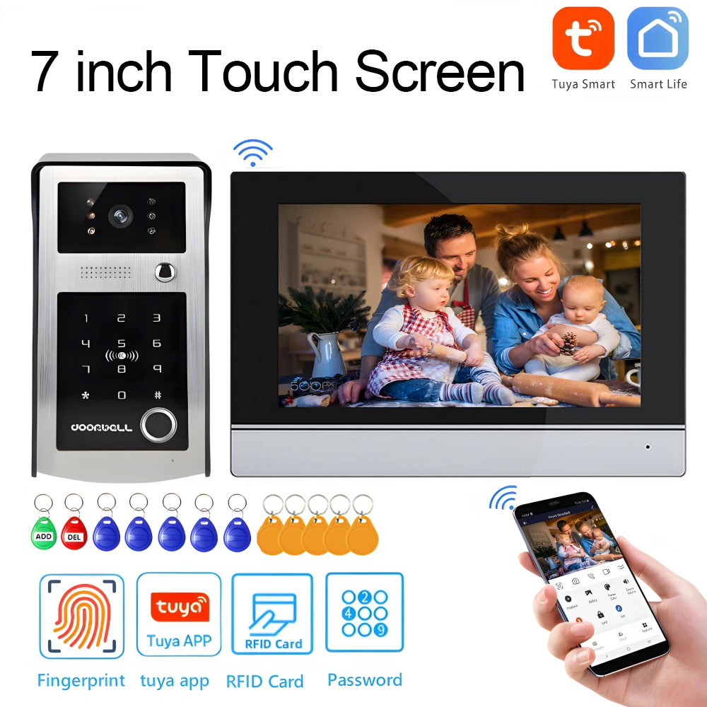 Smart Home Video Doorbell App - Videoporteiro Inteligente Wi-Fi Tuya com Tela
