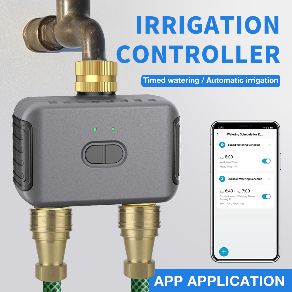 Smart Home Automation - Tuya 2 zona temporizador de rega