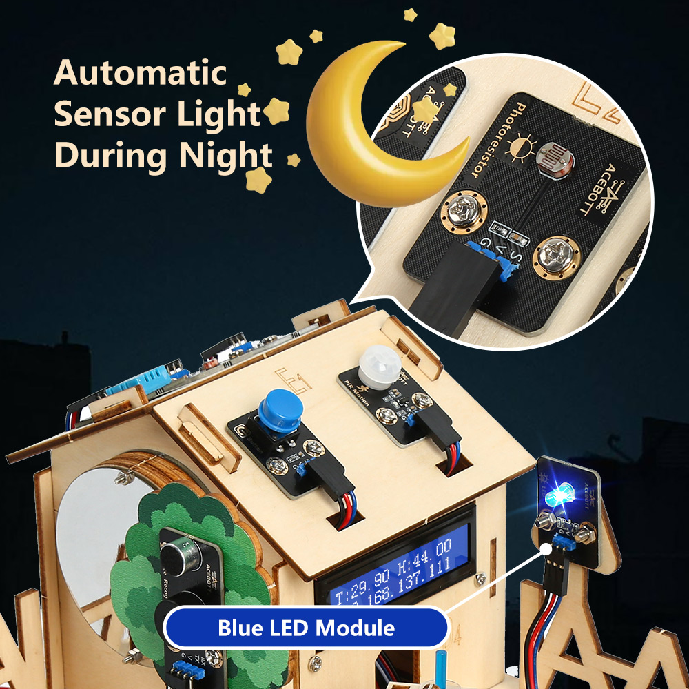 ACEBOTT Kit Inicial STEM/STEAM - Smart Home Keyestudio avaliação e preço