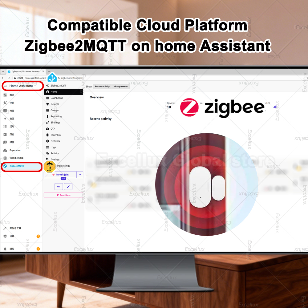 Zigbee 3.0 sensor de janela de - Smart Home Zigbee 3.0 avaliação e preço