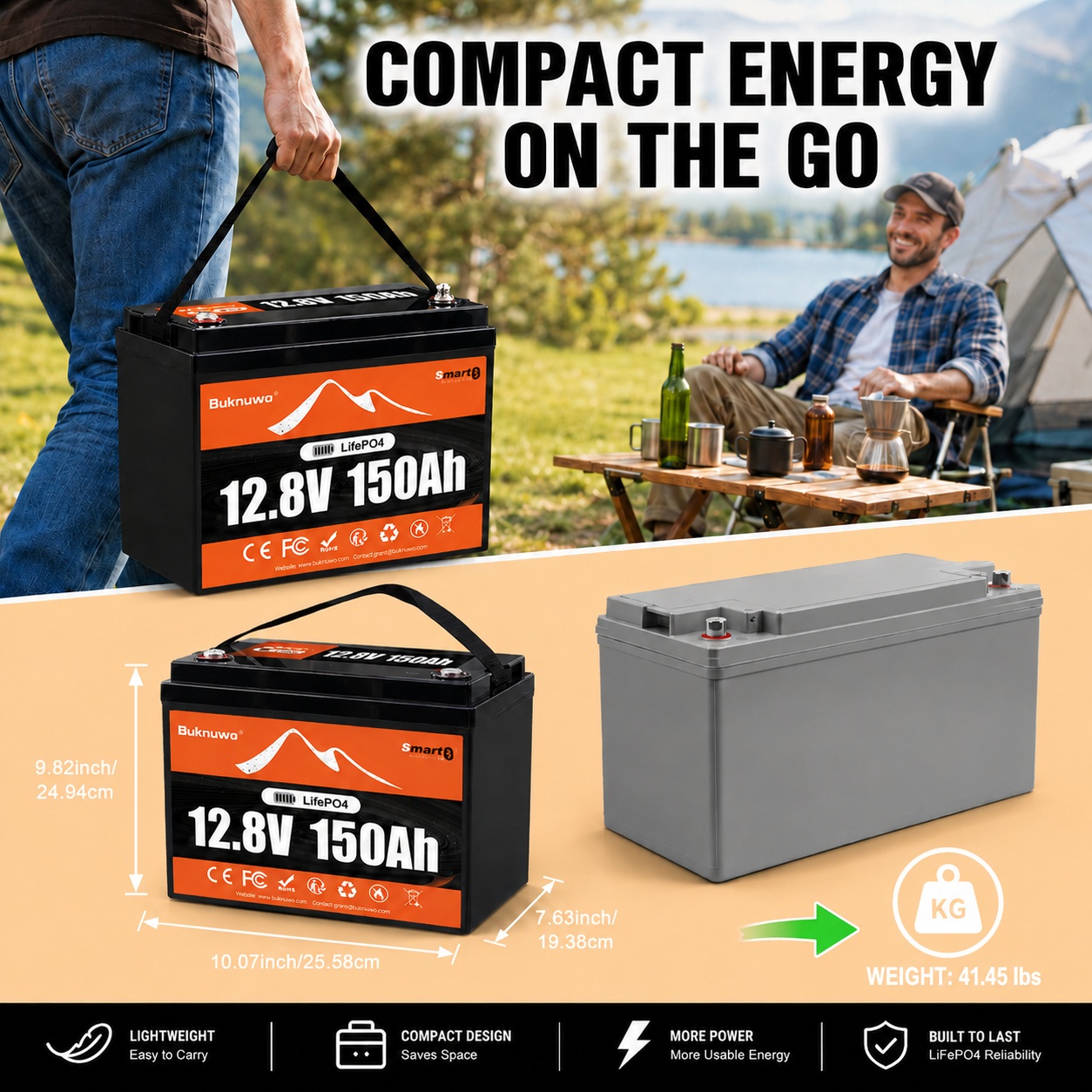 Bateria de Lítio LiFePO4 Buknu - Smart Home Outdoor avaliação e preço