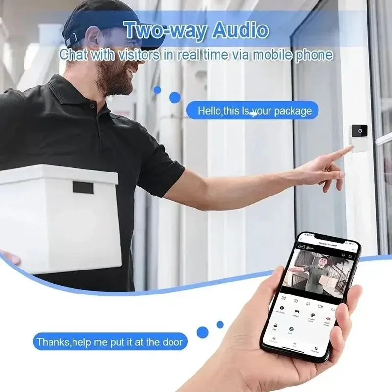 Campainha de Vídeo WiFi com Ap - Smart Home Video Doorbell App avaliação e preço
