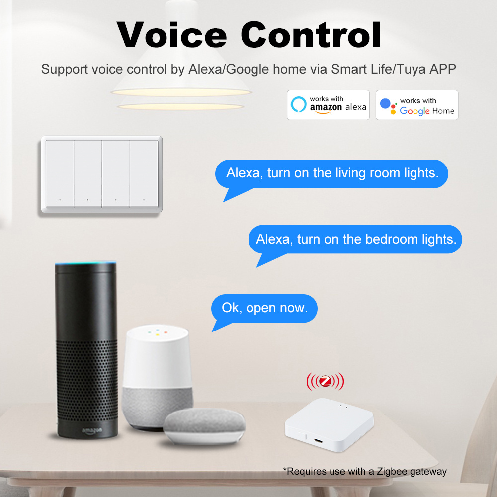 Interruptor inteligente Manhot - Smart Home Switch avaliação e preço