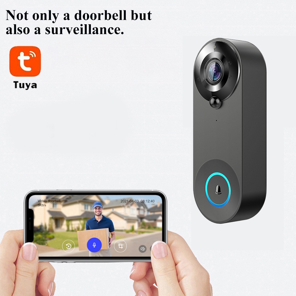 Tuya 1080p sem fio wi fi campa - Smart Home Video Doorbell avaliação e preço