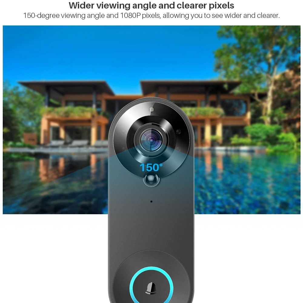 Tuya 1080p sem fio wi fi campa - Smart Home Video Doorbell avaliação e preço