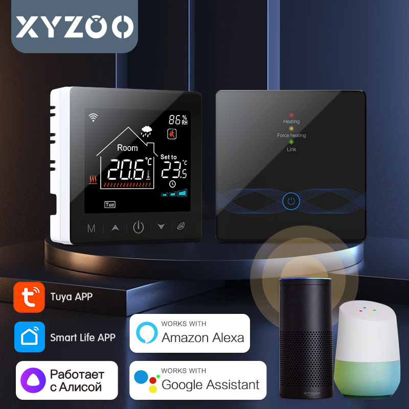 Termostato sem fio wi-fi tuya  - Smart Home Thermostat avaliação e preço