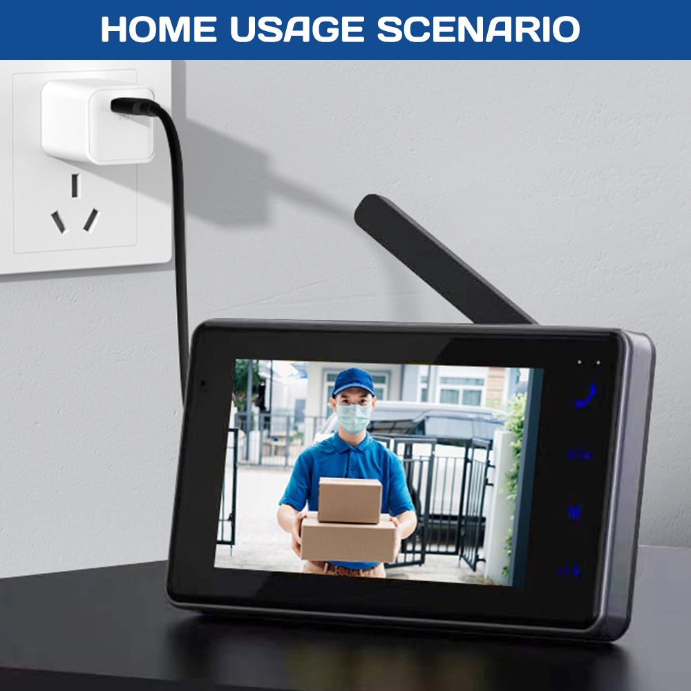Interfone Visual Sem Fio com T - Smart Home Video Doorbell avaliação e preço