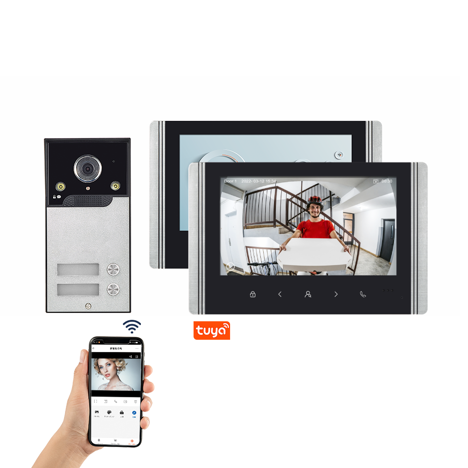 Multi-família vídeo porteiro t - Smart Home Video Doorbell App avaliação e preço