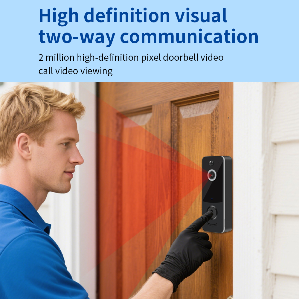 Campainha de vídeo wi-fi 1080p - Smart Home Video Doorbell App avaliação e preço