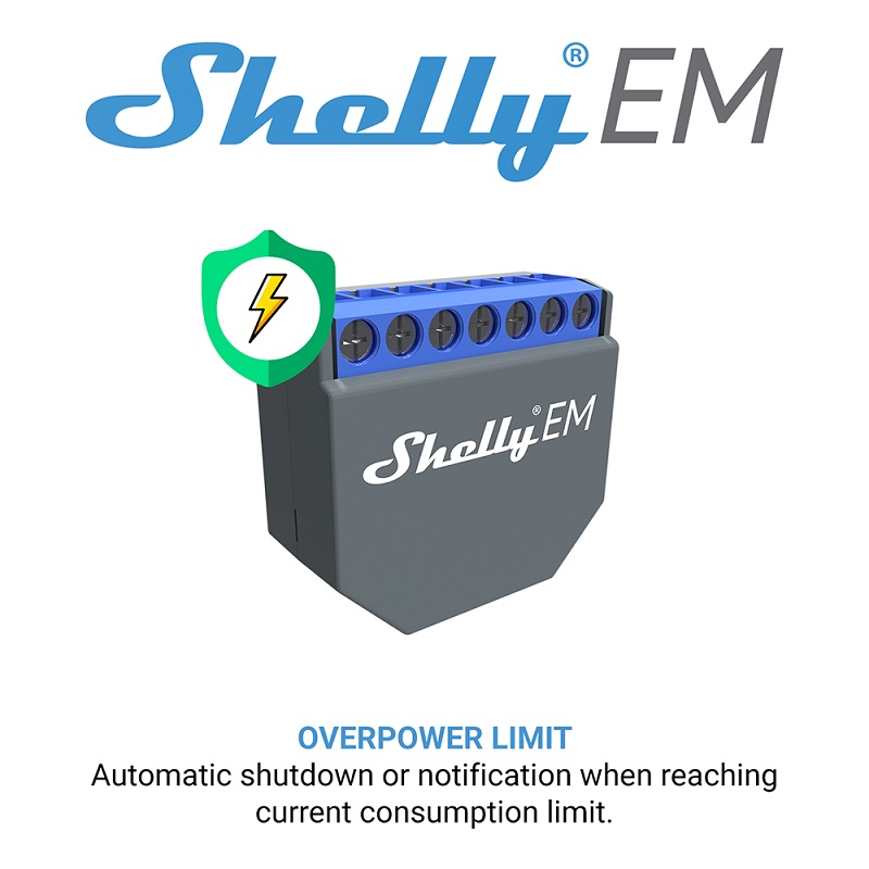 SHELLY EM Interruptor Controla - Smart Home Switch avaliação e preço