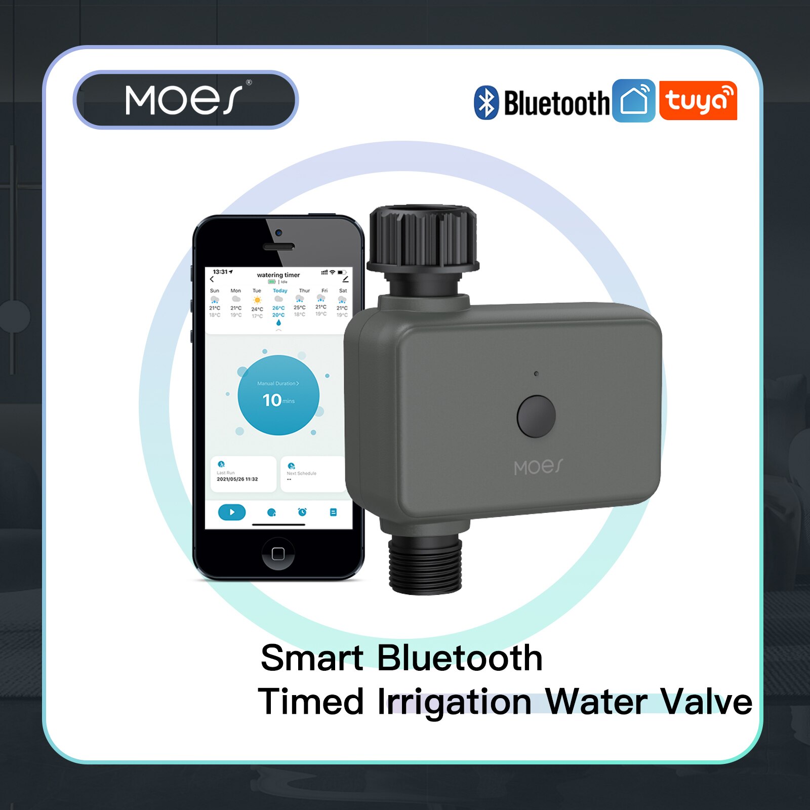 Moes Smart Tuya Bluetooth Wate - Smart Home Outdoor avaliação e preço