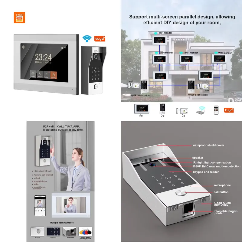 TYSH Videoporteiro Inteligente - Smart Home Video Doorbell App avaliação e preço