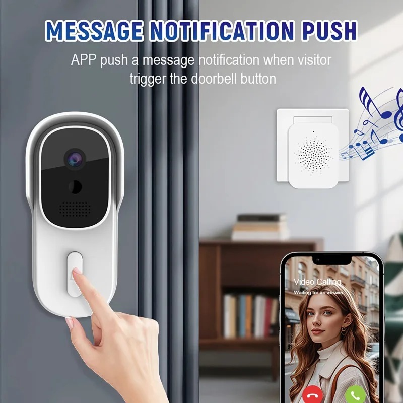 Campainha de Vídeo Inteligente - Smart Home Video Doorbell avaliação e preço