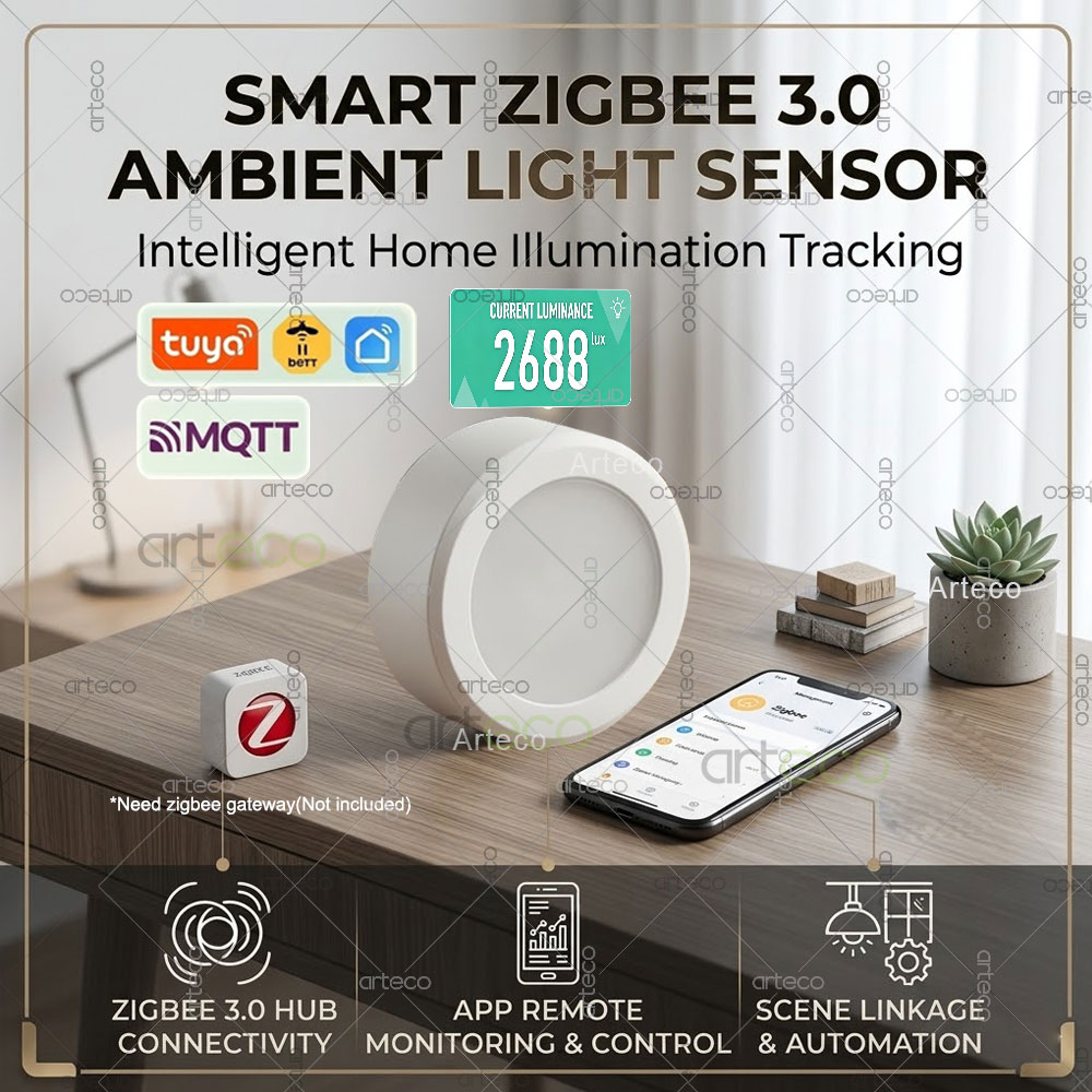 Sensor de Luz Ambiente Intelig - Smart Home Zigbee 3.0 avaliação e preço