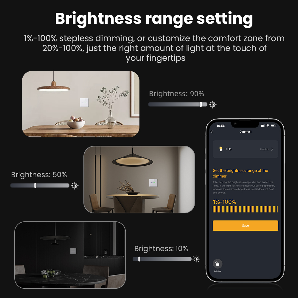 AVATTO WiFi Interruptor Dimmer - Smart Home Switch avaliação e preço