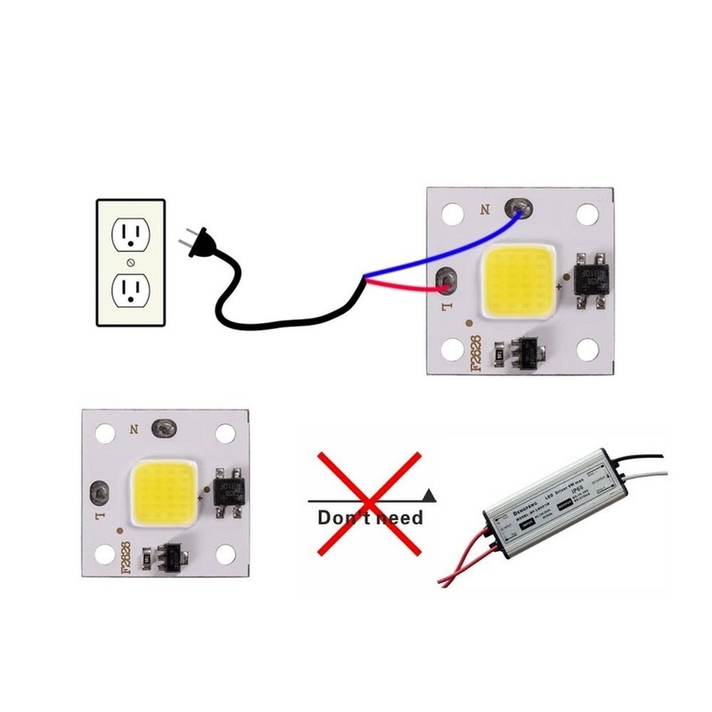 10w cob módulo 220v led chip d - Smart Home Outdoor avaliação e preço