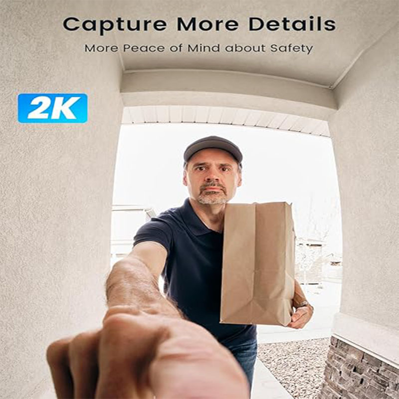 Câmera de campainha ieGeek 2K  - Smart Home Video Doorbell avaliação e preço