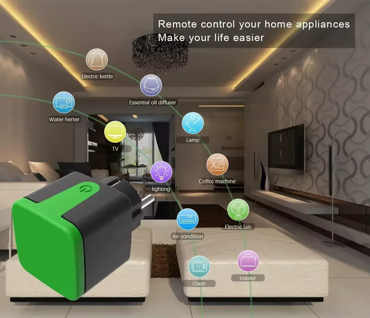 Tomada Inteligente Tuya EU 16A - Smart Home Remote Control avaliação e preço