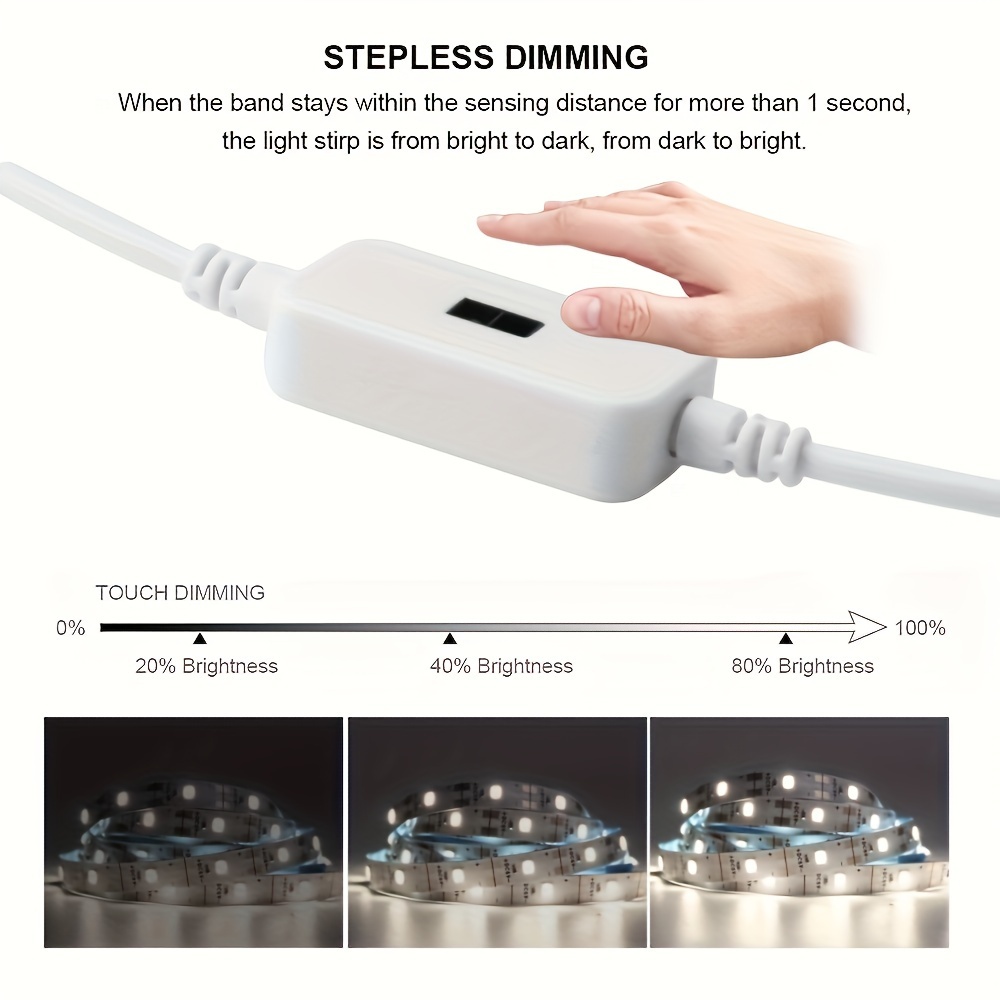 USB 60 LED Strip Lights DC 5V  - Smart Home Llm avaliação e preço