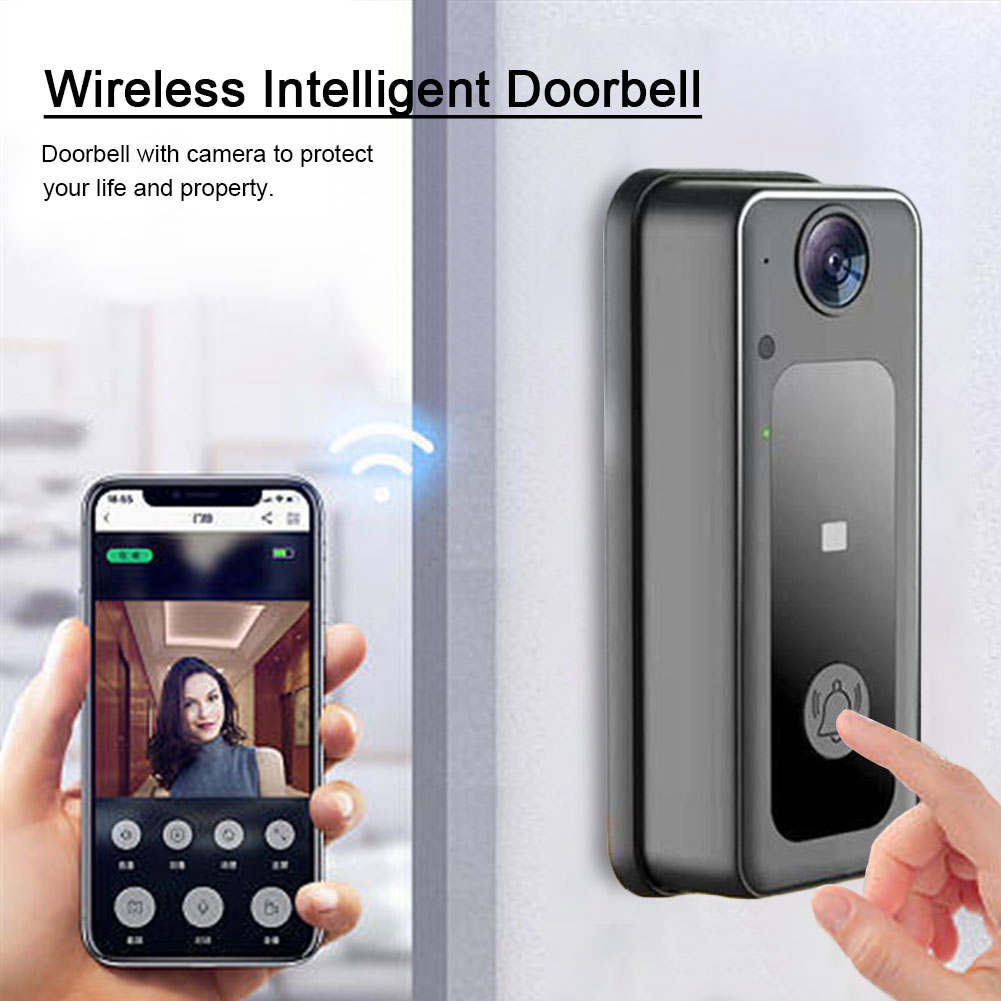 Câmera de Porta Sem Fio com Áu - Smart Home Video Doorbell avaliação e preço