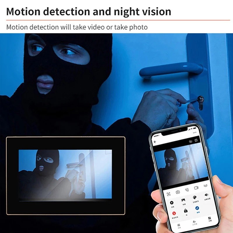 Campainha de Vídeo Wi-Fi Tuya  - Smart Home Video Doorbell App avaliação e preço
