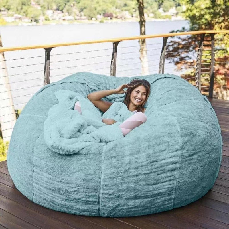 Azul designer preguiçoso saco  - Smart Home Furniture avaliação e preço