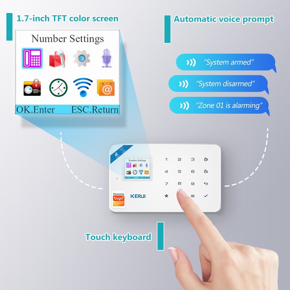 Kerui w181 sistema de alarme s - Home Automation Kit avaliação e preço