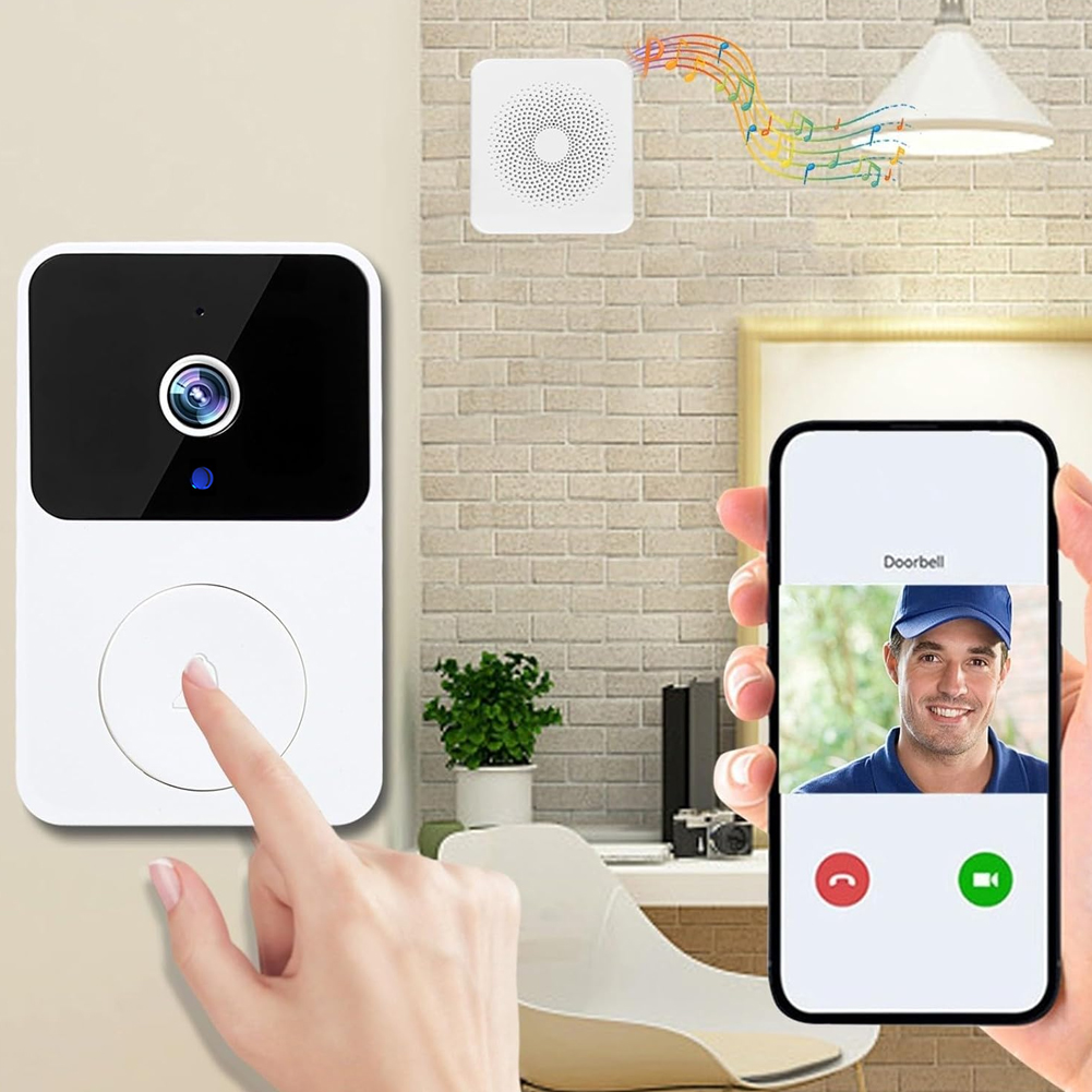 Campainha de Vídeo Sem Fio WiF - Smart Home Video Doorbell App avaliação e preço