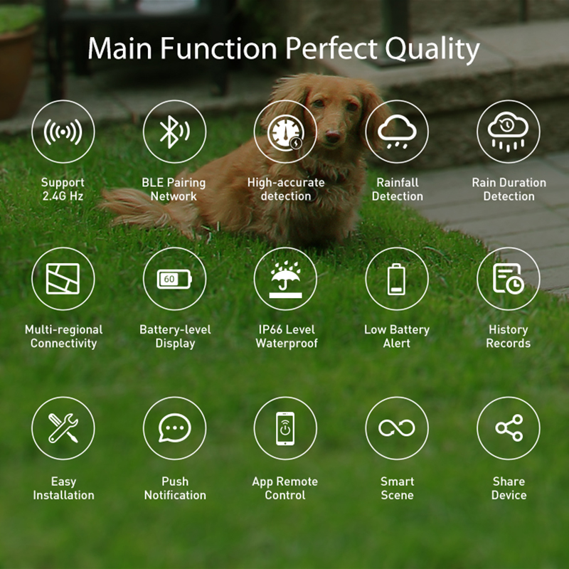 Sensor de Chuva WiFi com Detec - Smart Home Outdoor avaliação e preço
