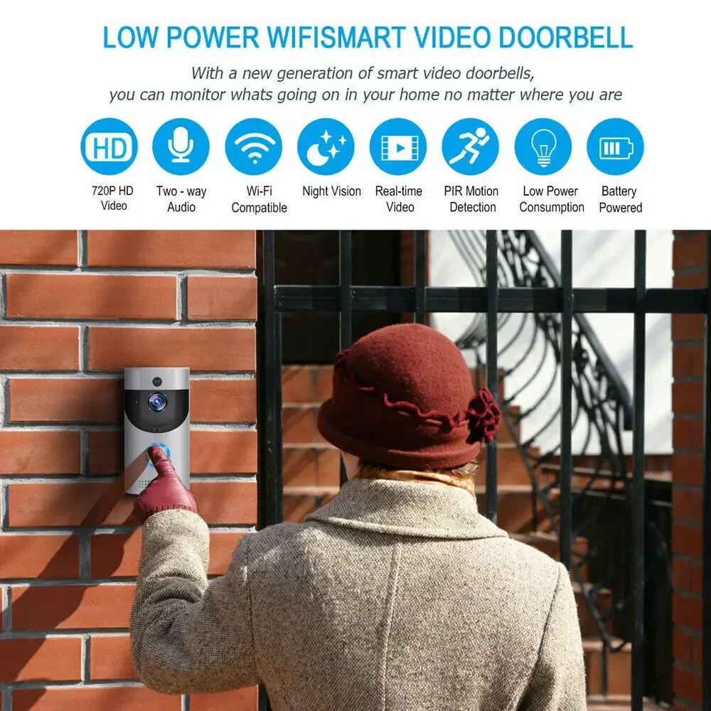Câmera de Campainha Sem Fio WI - Smart Home Video Doorbell avaliação e preço