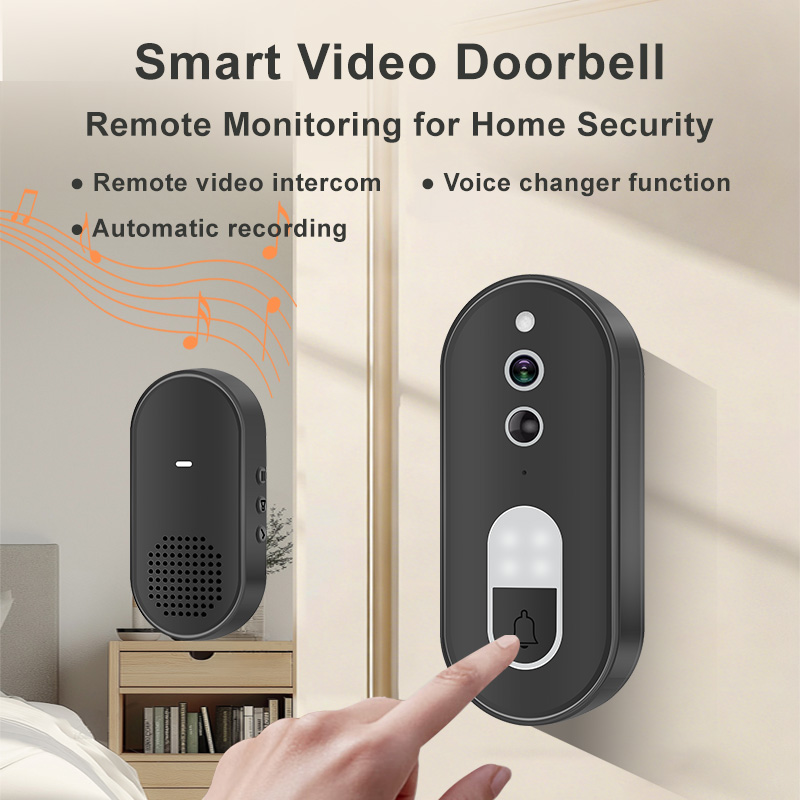 Campainha de Vídeo WiFi Compat - Smart Home Video Doorbell avaliação e preço