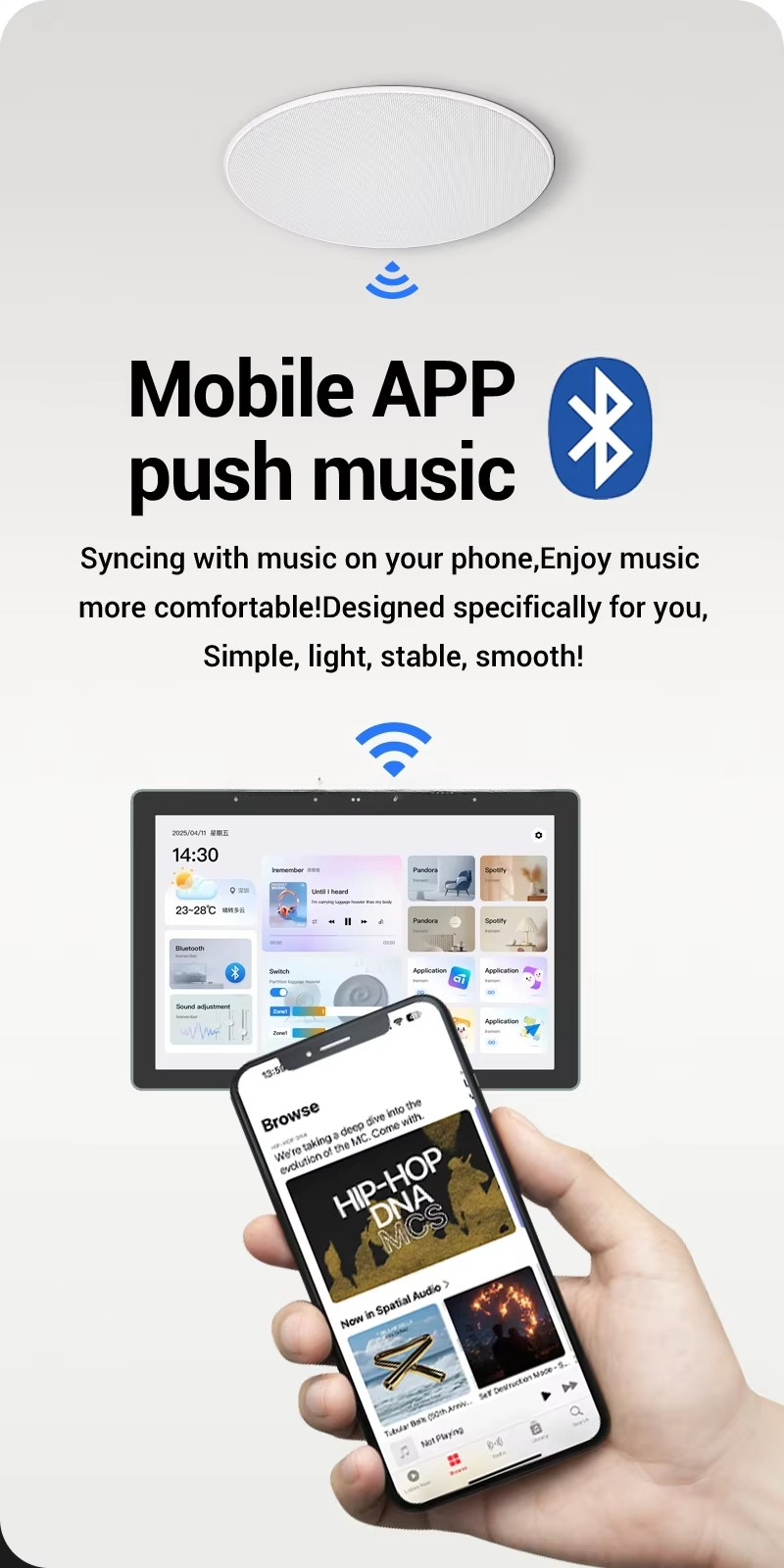 Amplificador de Música Ambient - Smart Home Ui avaliação e preço