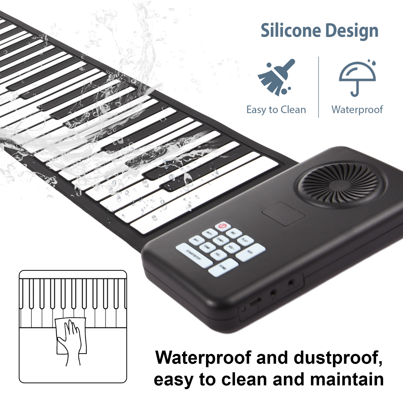 88 teclas portátil piano handr - Smart Home Keyestudio avaliação e preço