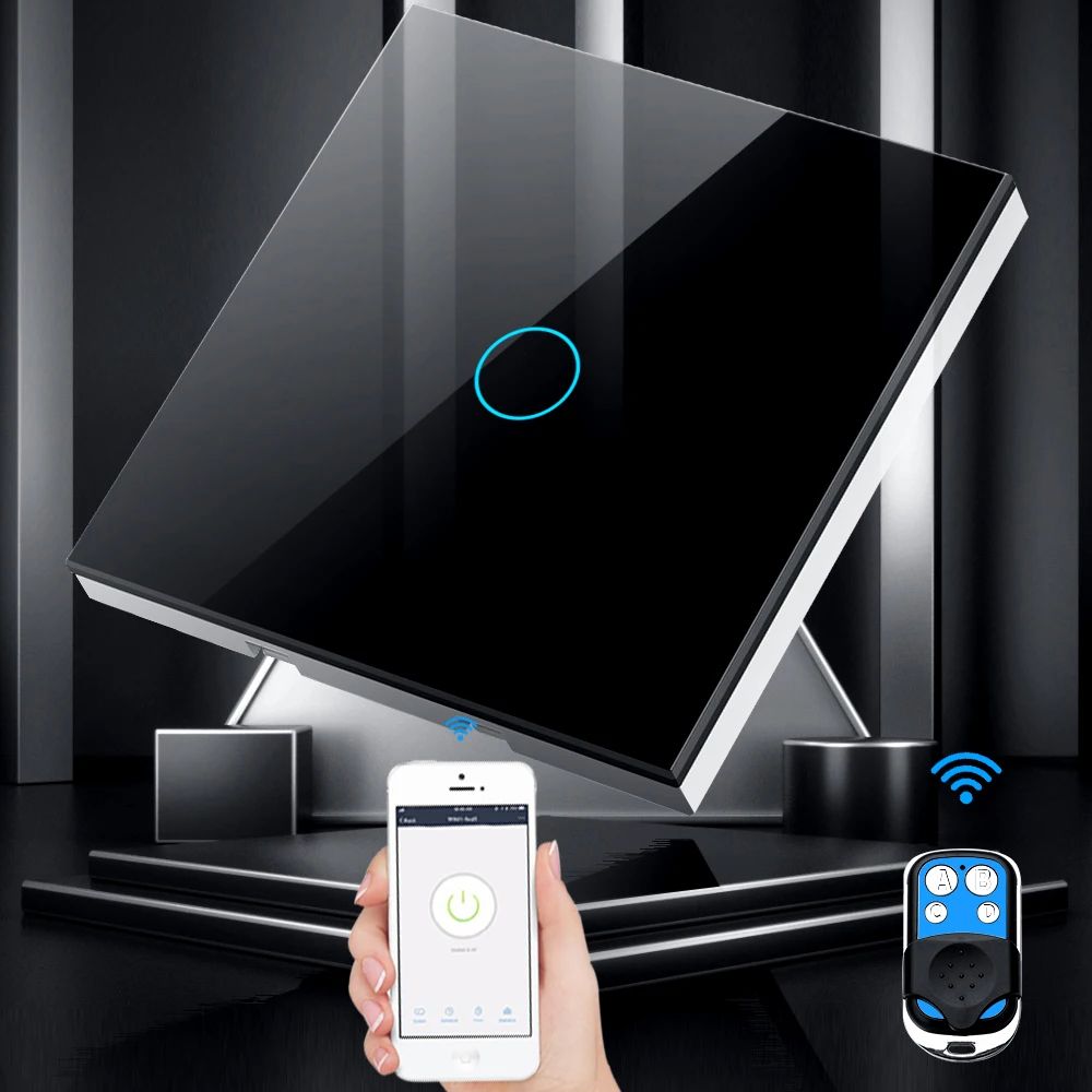 Tuya ue wifi + rf433 interrupt - Smart Home Remote Control avaliação e preço
