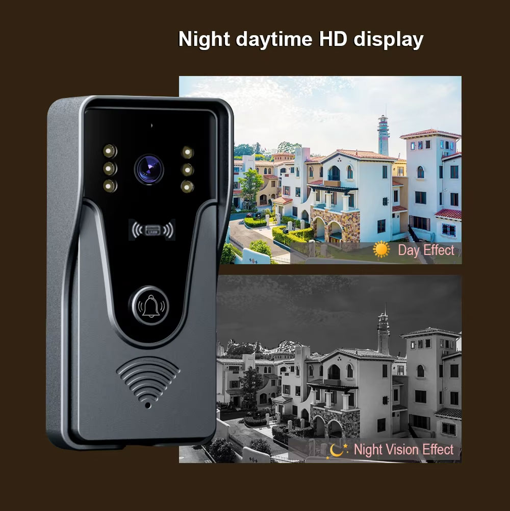 Tuya 1080p 7 Polegada tela de  - Smart Home Video Doorbell App avaliação e preço