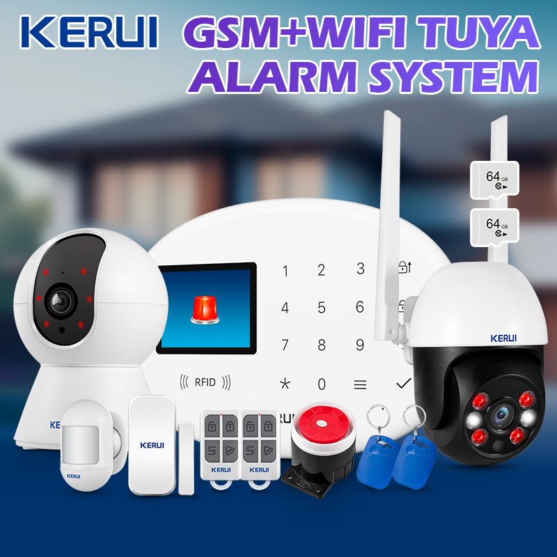 Kerui tuya kit de alarme domés - Home Automation Kit avaliação e preço